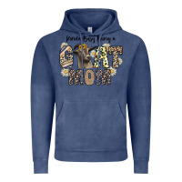 Vintage Denim kinda busy being a goat mom Vintage Hoodie - CowhideDigitalArt