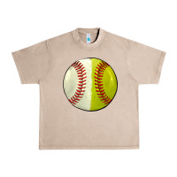 French Oak half baseball softball Urban Heavy Tee - JahusDesignShop