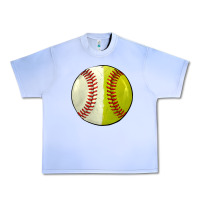 Grape Ice half baseball softball Urban Heavy Tee - JahusDesignShop