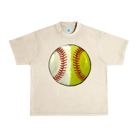 Sandshell half baseball softball Urban Heavy Tee - JahusDesignShop