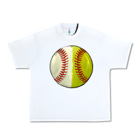 White half baseball softball Urban Heavy Tee - JahusDesignShop