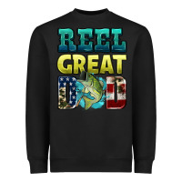 Black reely great dad Heavyweight Sweatshirt - HRA Design Shop