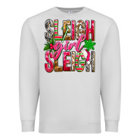 Dove Grey Sleigh girl sleigh Premium Sweatshirt - NancyCooperArtShop