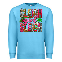 Ocean Blue Sleigh girl sleigh Premium Sweatshirt - NancyCooperArtShop