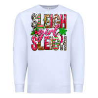 White Sleigh girl sleigh Premium Sweatshirt - NancyCooperArtShop