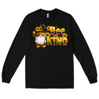 Black western bee kind gnomes bee honey sunflowers leopard serape Long Sleeve Tee - Artiststas