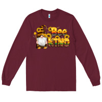 Western Bee Kind Gnomes Bee Honey Sunflowers Leopard Serape Long Sleeve Tee | Teevron