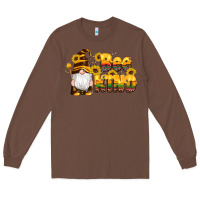 Chestnut western bee kind gnomes bee honey sunflowers leopard serape Long Sleeve Tee - Artiststas