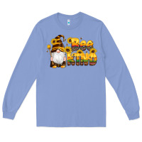 Colony Blue western bee kind gnomes bee honey sunflowers leopard serape Long Sleeve Tee - Artiststas