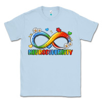 Dusty Blue neurodiversity Classic Tee - LillyAllenDesigns