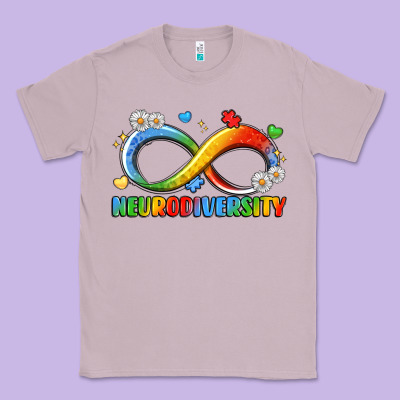 Neurodiversity Classic Tee Designed By Lillyallendesigns