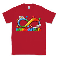 Red neurodiversity Classic Tee - LillyAllenDesigns