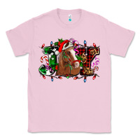 Bubblegum Pink joy and horse Christmas Classic Tee - AdoDesignShop