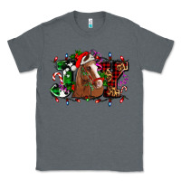 Charcoal Heather joy and horse Christmas Classic Tee - AdoDesignShop