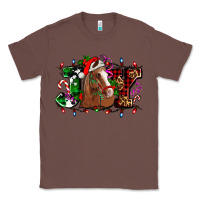 Chestnut joy and horse Christmas Classic Tee - AdoDesignShop