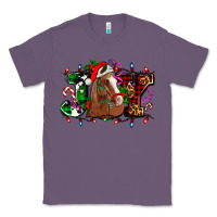 Lavender joy and horse Christmas Classic Tee - AdoDesignShop