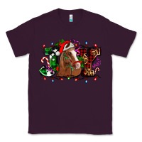 Plum joy and horse Christmas Classic Tee - AdoDesignShop
