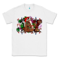 White joy and horse Christmas Classic Tee - AdoDesignShop