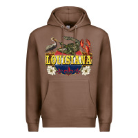 Chestnut louisiana state Premium Hoodie - BarkalooDesign