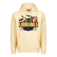 Pina Colada louisiana state Premium Hoodie - BarkalooDesign