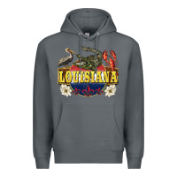 Rock louisiana state Premium Hoodie - BarkalooDesign