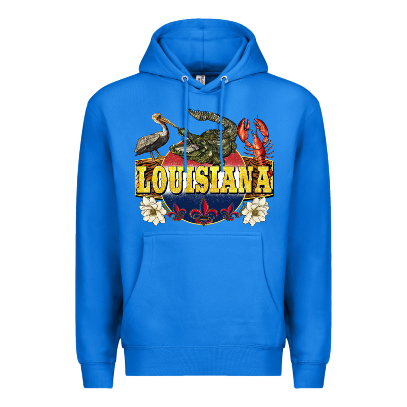 Louisiana State Premium Hoodie by BarkalooDesign | Teevron