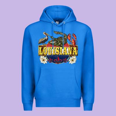 Louisiana State Premium Hoodie Designed By Barkaloodesign