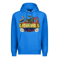 True Royal louisiana state Premium Hoodie - BarkalooDesign
