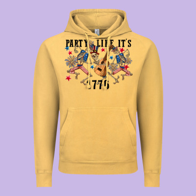 Party Like Its 1776 4th Of July Vintage Hoodie Designed By Cowgirlartshop