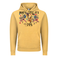 Vintage Mustard Party like its 1776 4th of july Vintage Hoodie - CowGirlArtShop