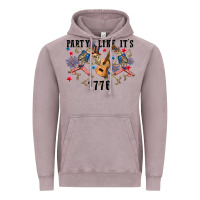 Vintage Zinc Party like its 1776 4th of july Vintage Hoodie - CowGirlArtShop