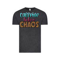 Vintage Black caffeine before chaos Vintage Tee - HRA Design Shop