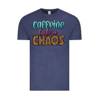 Vintage Denim caffeine before chaos Vintage Tee - HRA Design Shop