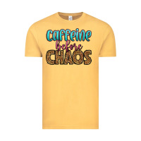Vintage Mustard caffeine before chaos Vintage Tee - HRA Design Shop