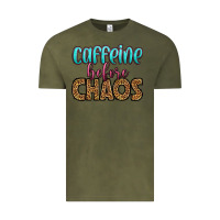 Vintage Olive caffeine before chaos Vintage Tee - HRA Design Shop
