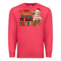 Cardinal Tis' the season to bake cookies Premium Sweatshirt - NancyCooperArtShop