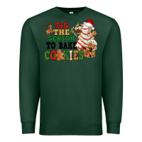 Sports Green Tis' the season to bake cookies Premium Sweatshirt - NancyCooperArtShop