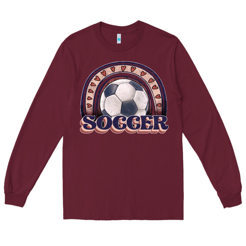 Soccer Rainbow Long Sleeve Tee by JahusDesignShop | Teevron