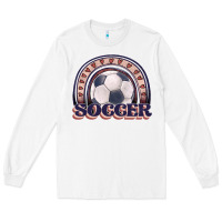 White soccer rainbow Long Sleeve Tee - JahusDesignShop