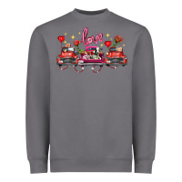 Storm valentine's day farm trucks farm animals Heavyweight Sweatshirt - FaDigitalArtStudio