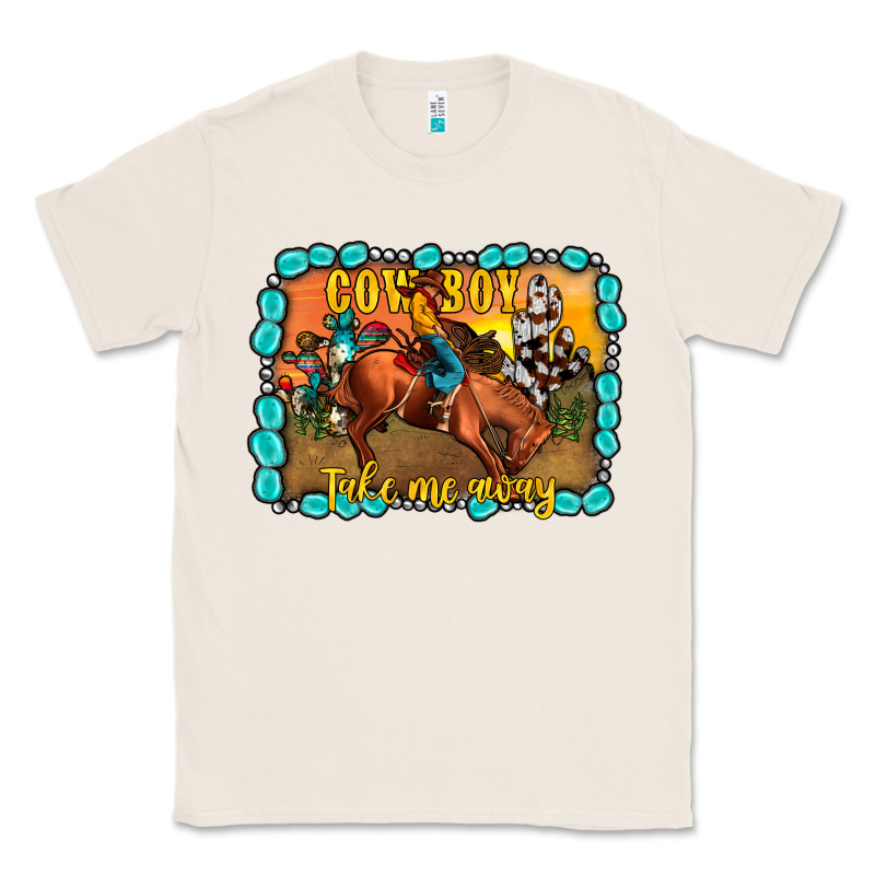 Cowboy Take Me Away Classic Tee by JahusDesignShop | Teevron