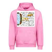 Fuchsia Pink i'm a bus driver school bus Urban Hoodie - TumblerDesignByShophia