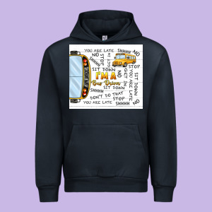 I'm A Bus Driver School Bus Urban Hoodie Designed By Tumblerdesignbyshophia