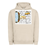 Pigment French Oak i'm a bus driver school bus Urban Hoodie - TumblerDesignByShophia