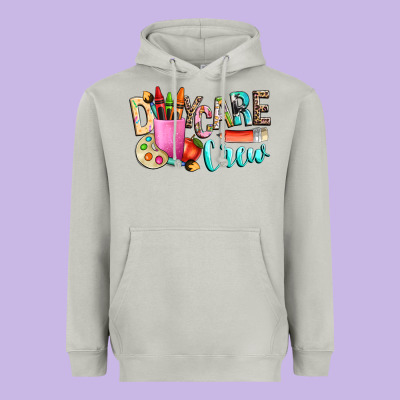 Daycare Crew Heavyweight Hoodie Designed By Nancycooperartshop