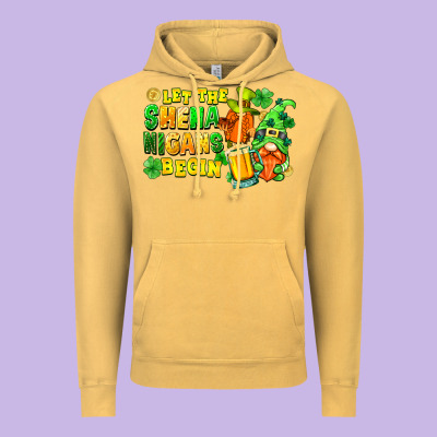 Let The Shenanigans Begin Vintage Hoodie Designed By Fadigitalartstudio
