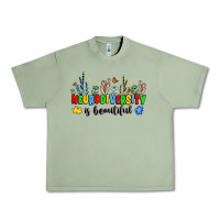 Oil Green neurodiversity is beautiful Urban Heavy Tee - JahusDesignShop