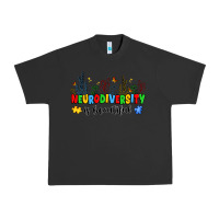 Pigment Black neurodiversity is beautiful Urban Heavy Tee - JahusDesignShop