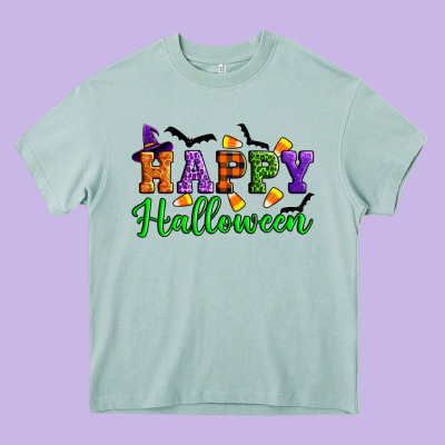Happy Halloween Heavy Core Tee Designed By Artiststas