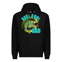 Black reel cool dad Premium Hoodie - Jasminsmagicworld